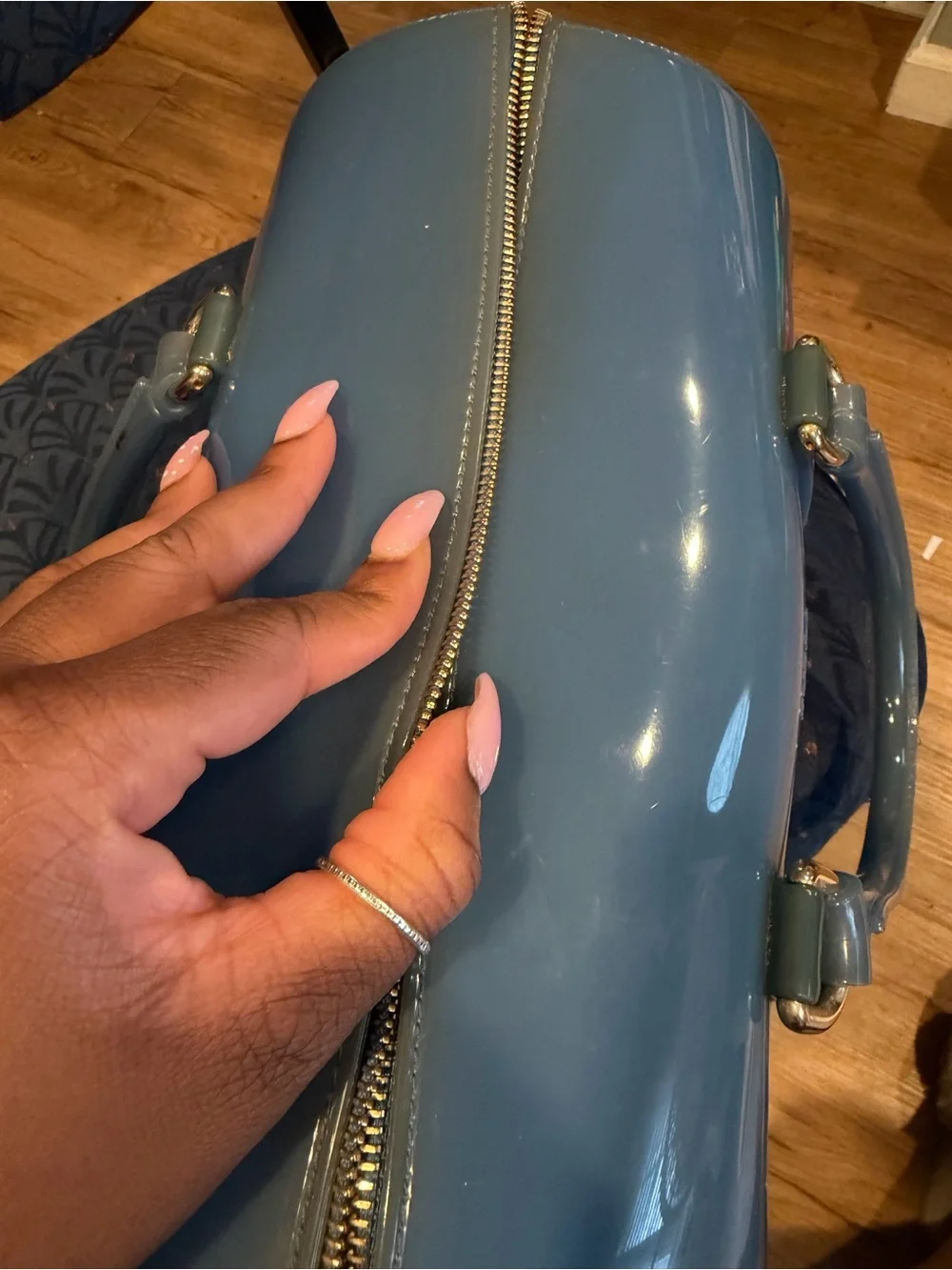 Furla Candy Blue Satchel